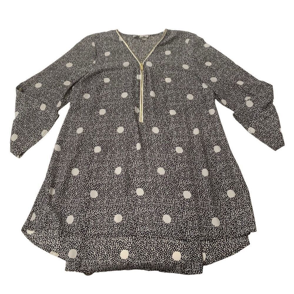 Polka Dot Patterned Blouse - image 1